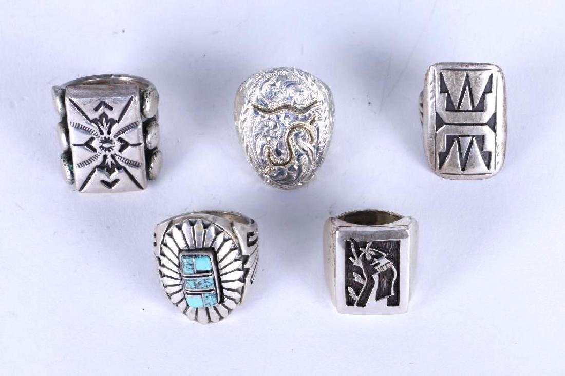 SOUTHWEST SILVER RINGS (1 of 2)