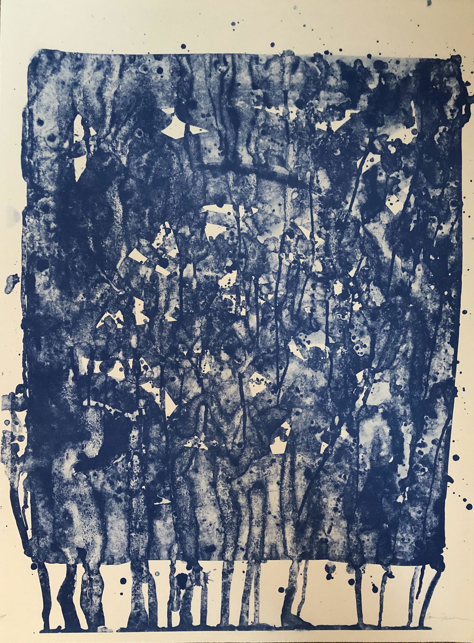 Sam Francis Lithograph - from the Papierski Portfolio- (1 of 2)