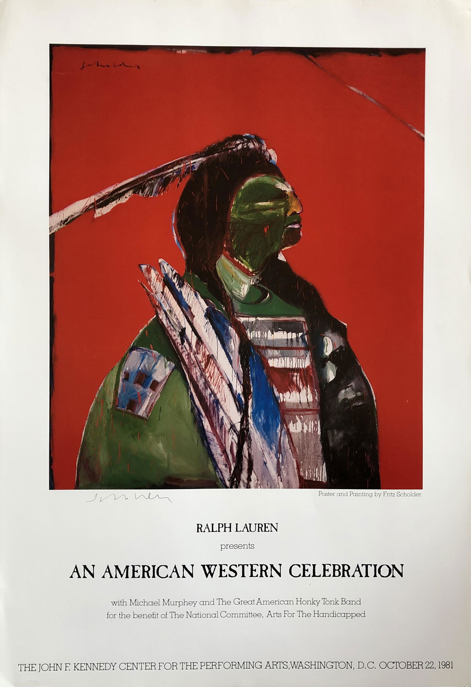 Fritz Scholder - signed 1981 (1 of 4)