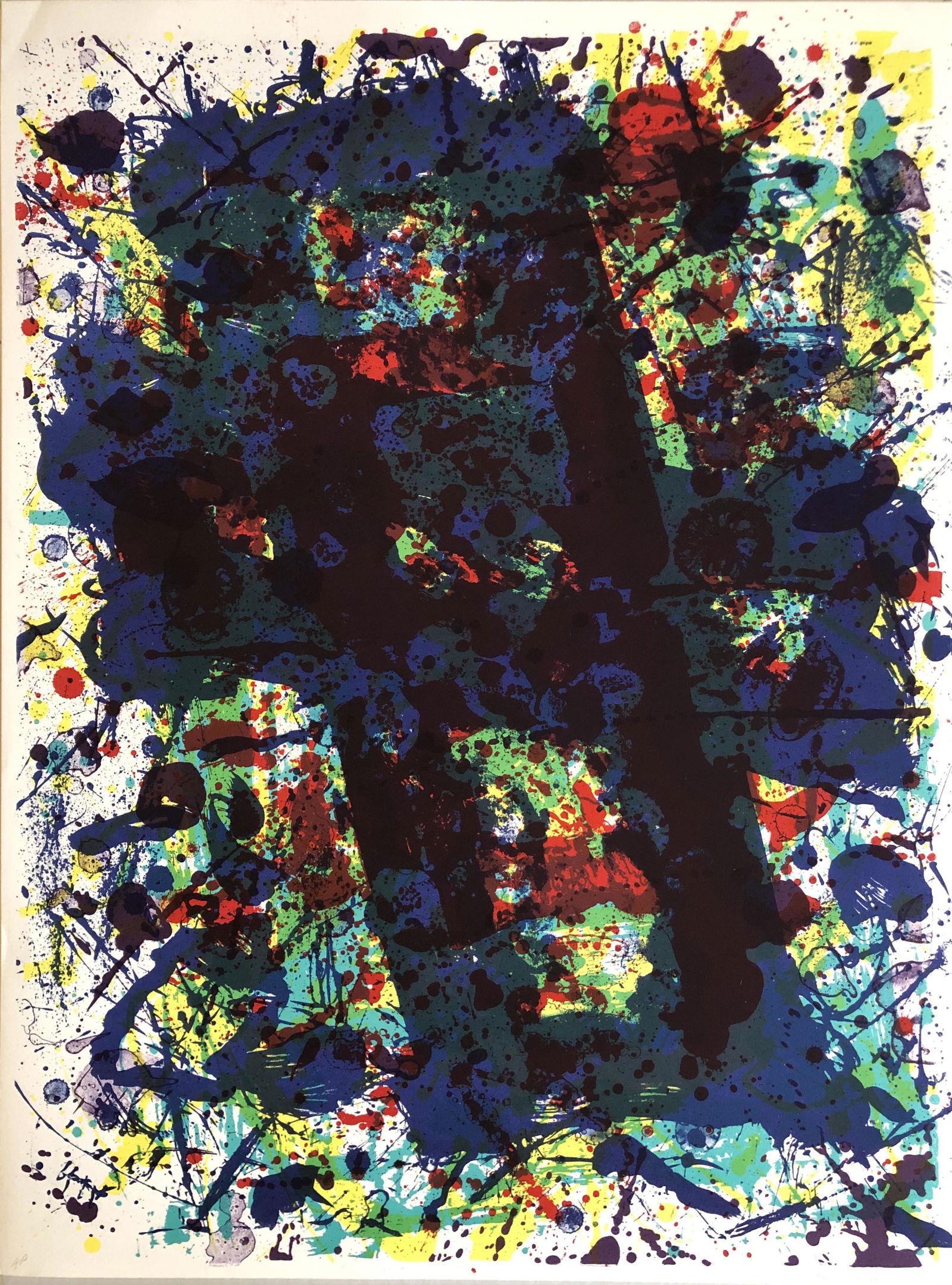 Sam Francis - Lithograph - from Papierski Portfolio (1 of 3)
