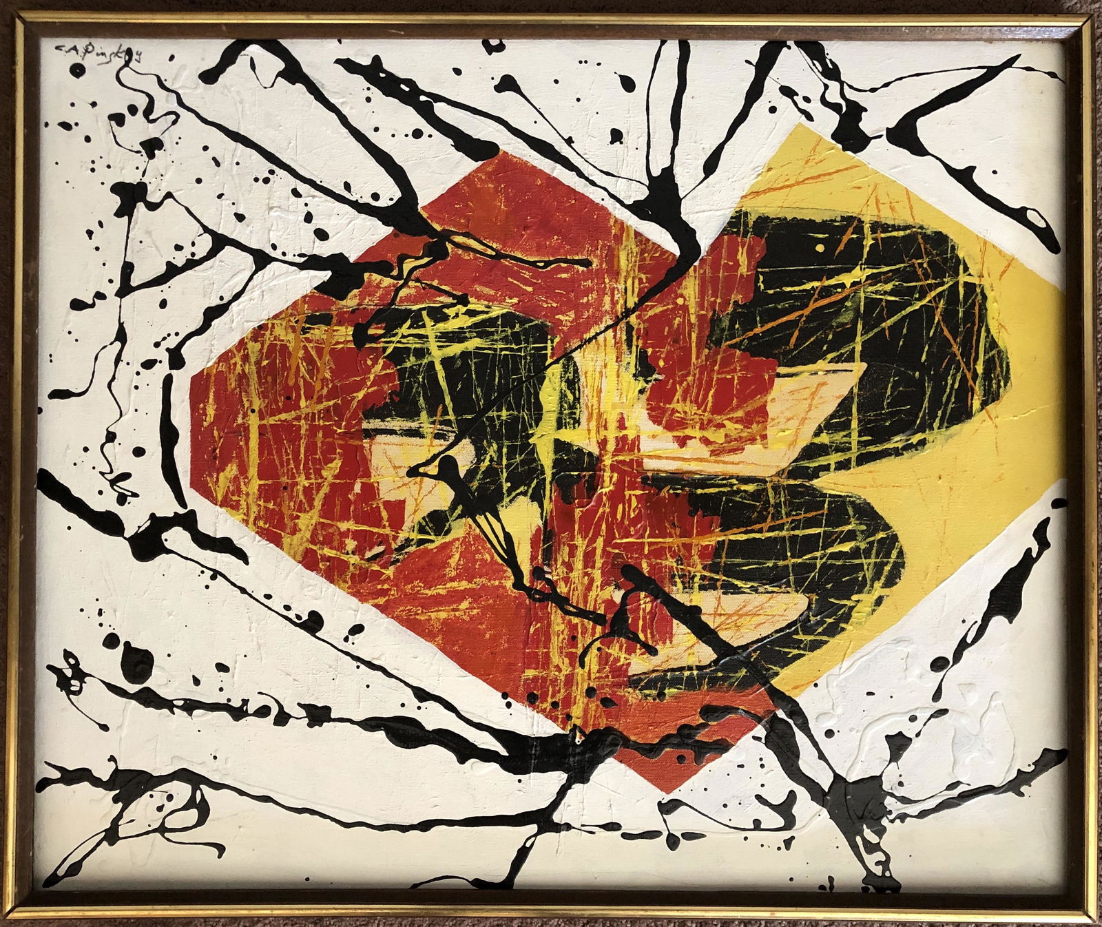 Carol Pinsky -Mid Century Painting (1 of 3)