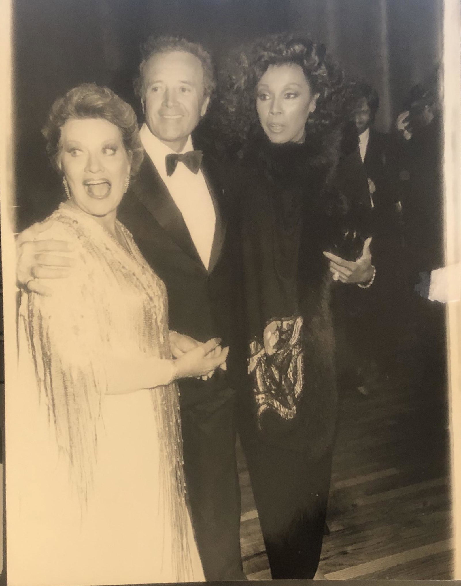 Patti Page, Vic Damone and Diahann Carroll 1986 w/: Patti Page, Vic Damone and Diahann Carroll all singers at the Dorothy Chandler Pavillion for the Singers Salute the Songwriters Benefit. Taken April 7, 1986 by noted photographer Scott Downie w/ photo