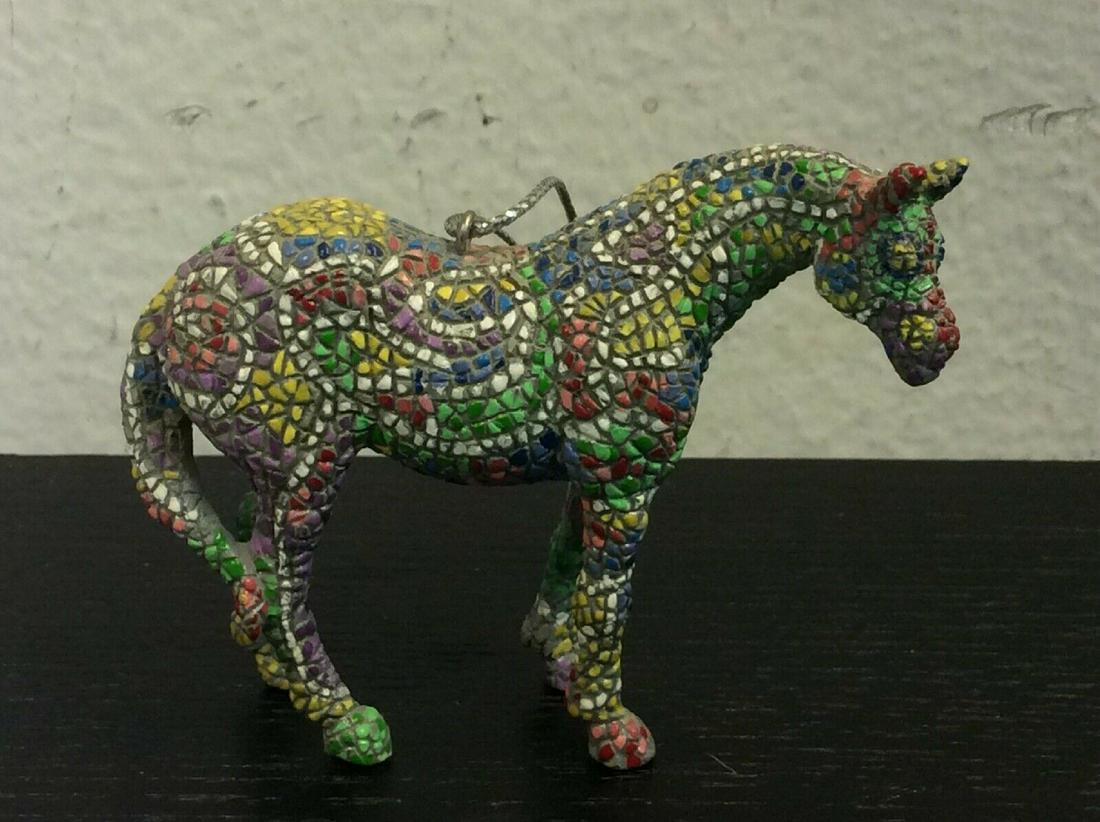 Trail Of Painted Ponies Caballo Brillante Ornament.: Trail Of Painted Ponies Caballo Brillante Ornament. Pony ornament measures 3" long and 2.5" tall and 2" wide.