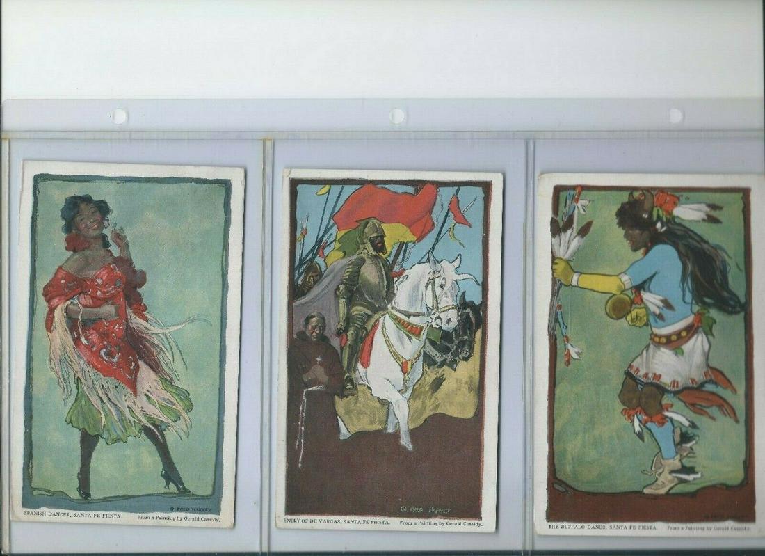 Fred Harvey art of Pueblo Native American history - Lot (1 of 6)