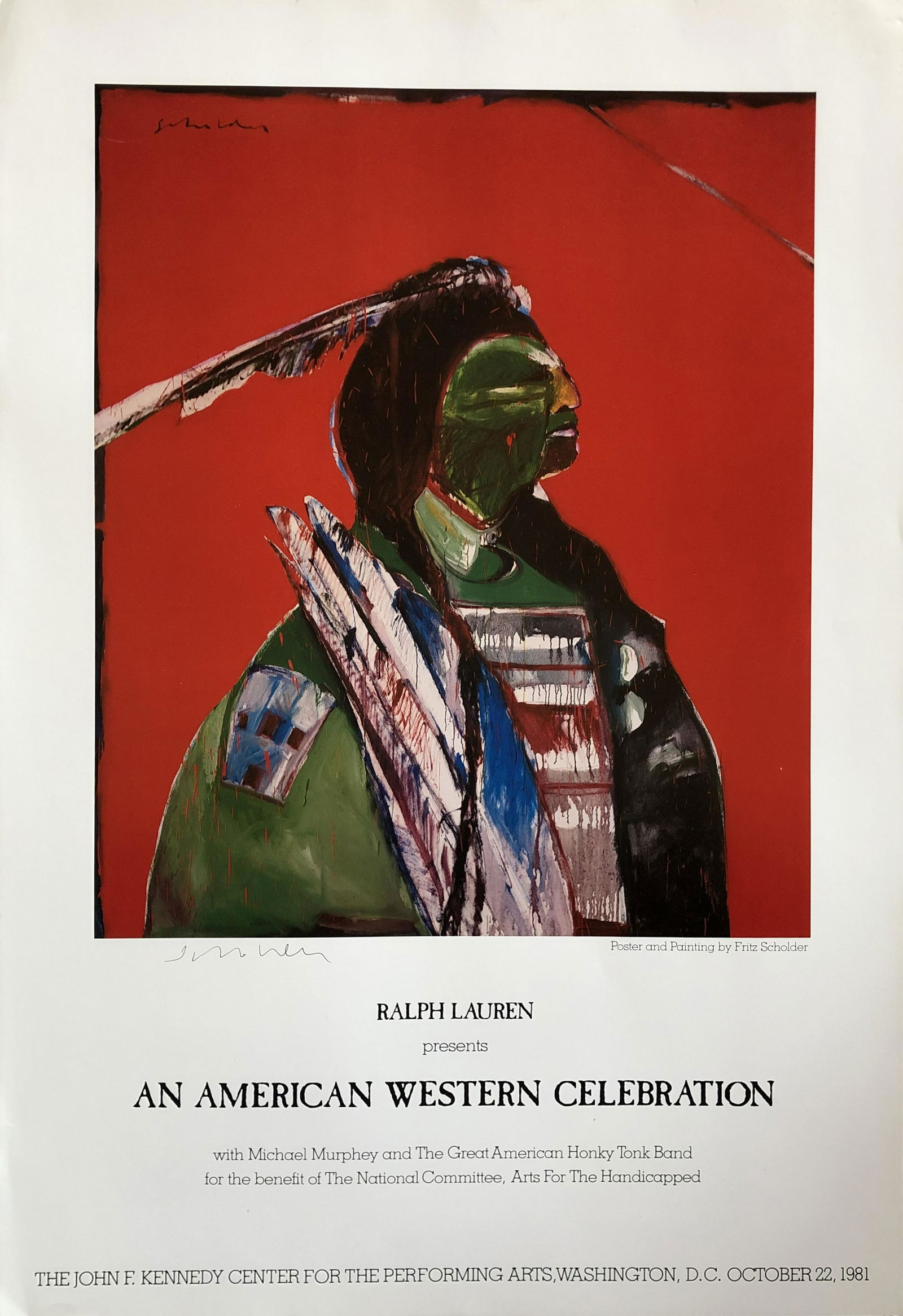 Fritz Scholder - signed 1981 (1 of 4)