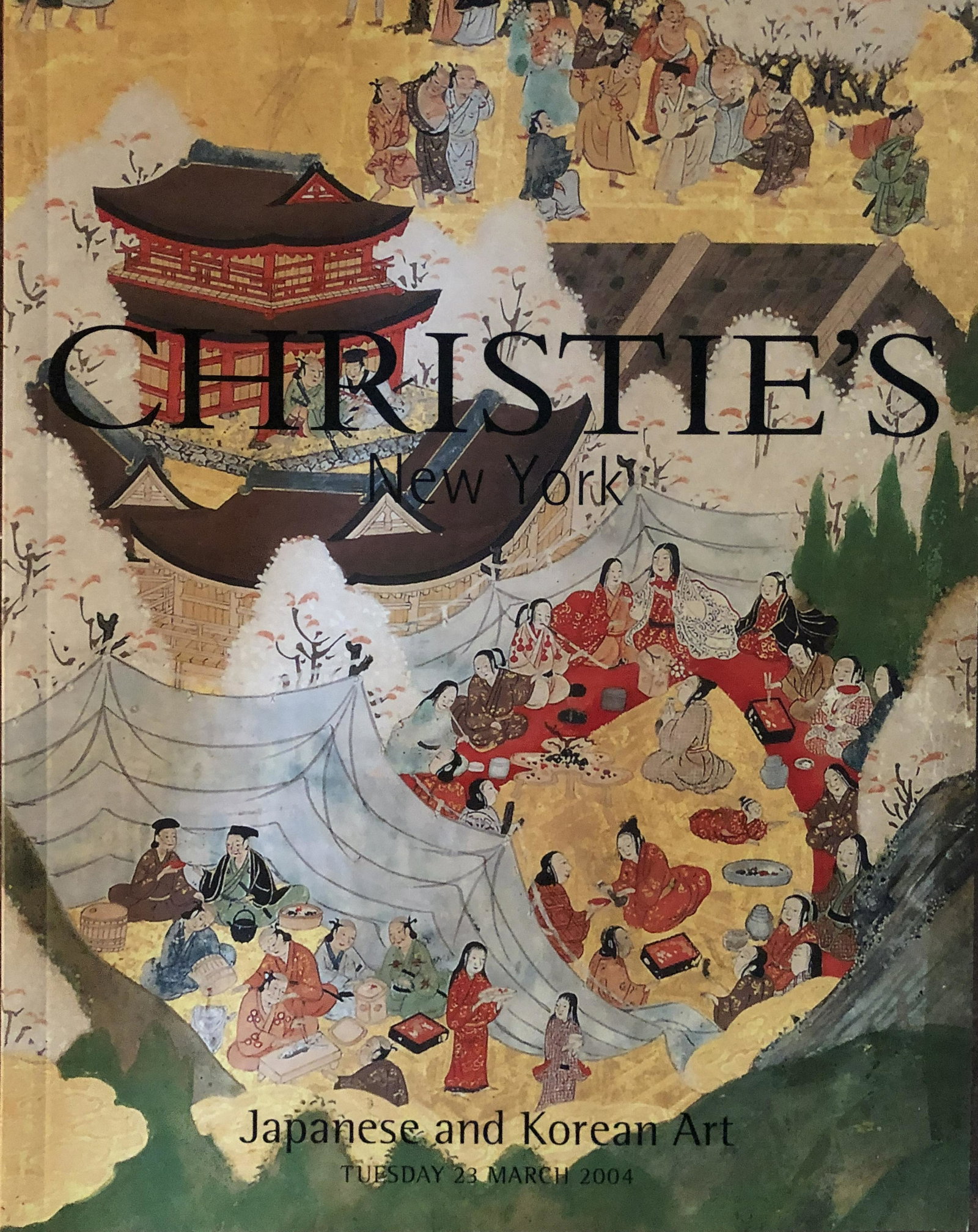 Christies Catalogue New York Japanese + Korean Art: Christie's Catalogue - New York Japanese and Korean Art. Tuesday, March 23, 2004 245 pages.