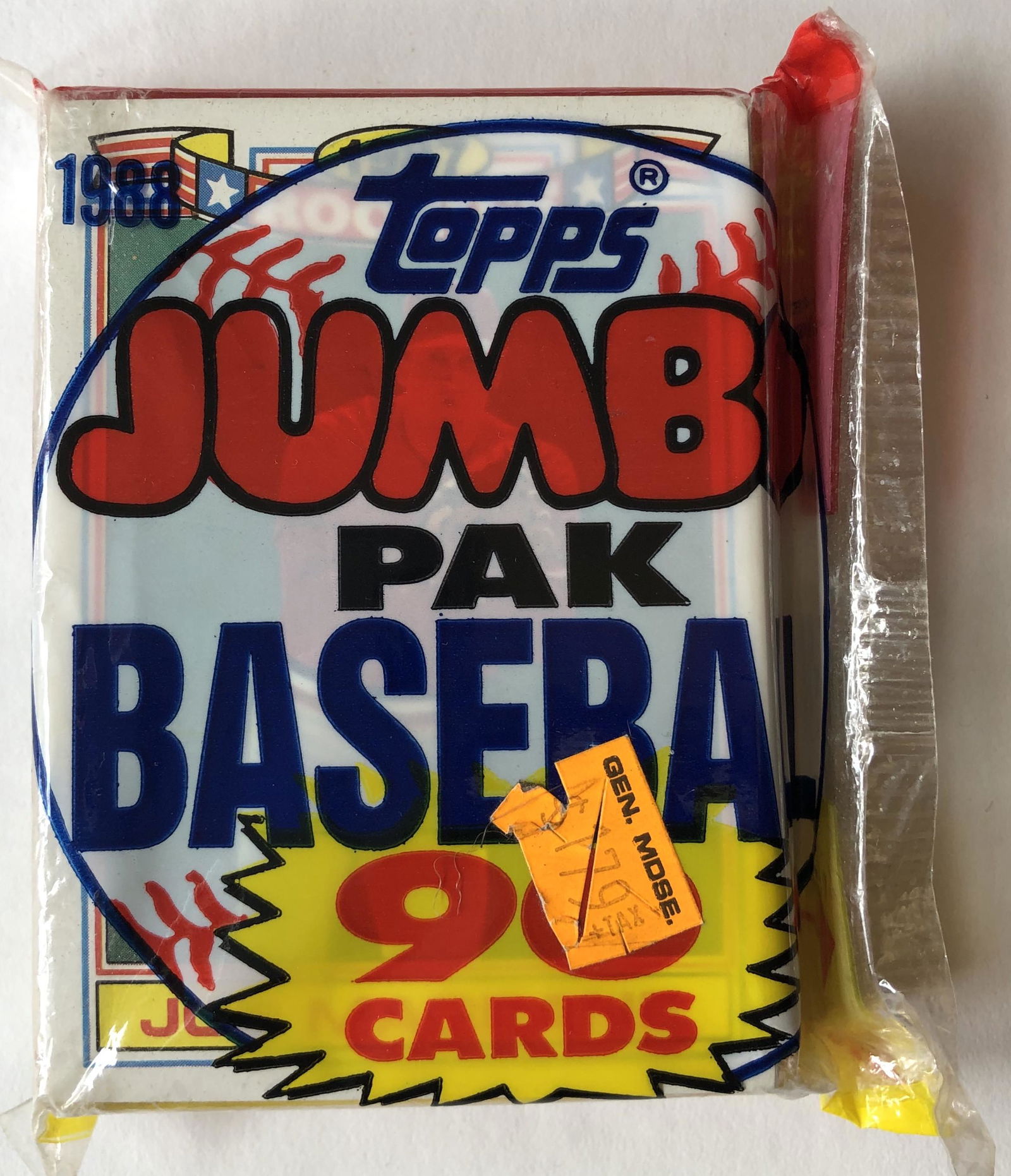1988 Topps Jumbo Pack 90 Cards (1 of 2)