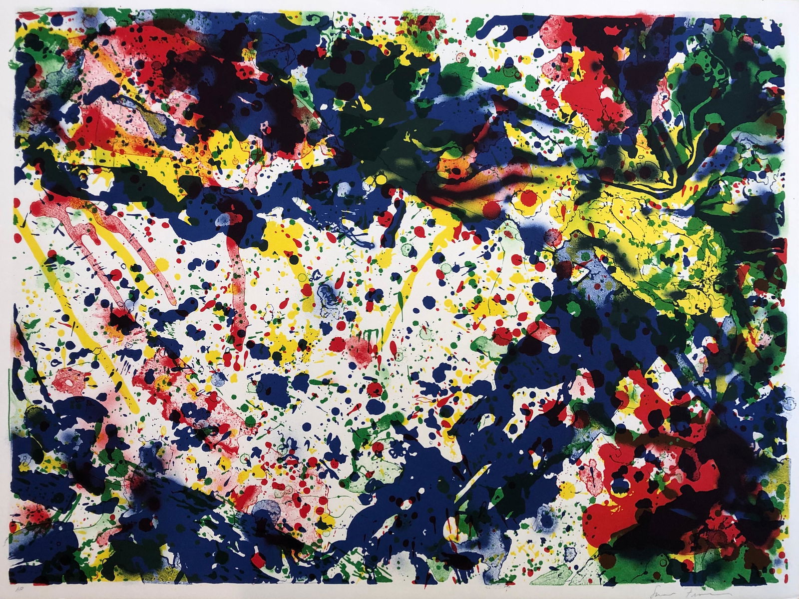 Sam Francis - Lithograph from the Papierski Portfolio (1 of 4)