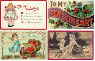Vintage Antique Valentines Day Postcards Some (1 of 12)