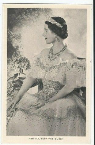 Early 20th Century Postcard of Queen Elizabeth (RPPC) (1 of 1)
