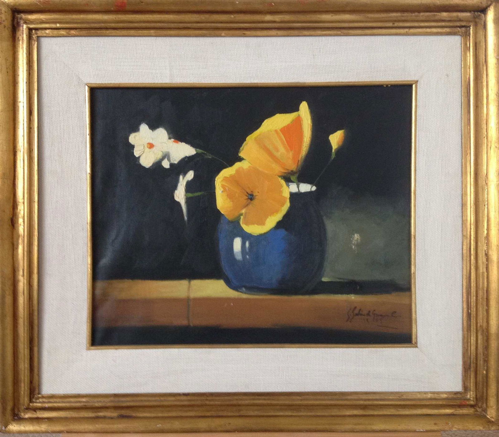 Unidentified Artist - Mid Century , Signed (1 of 3)