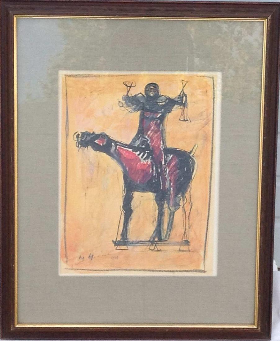 Marino Marini vintage poster Framed (1 of 2)