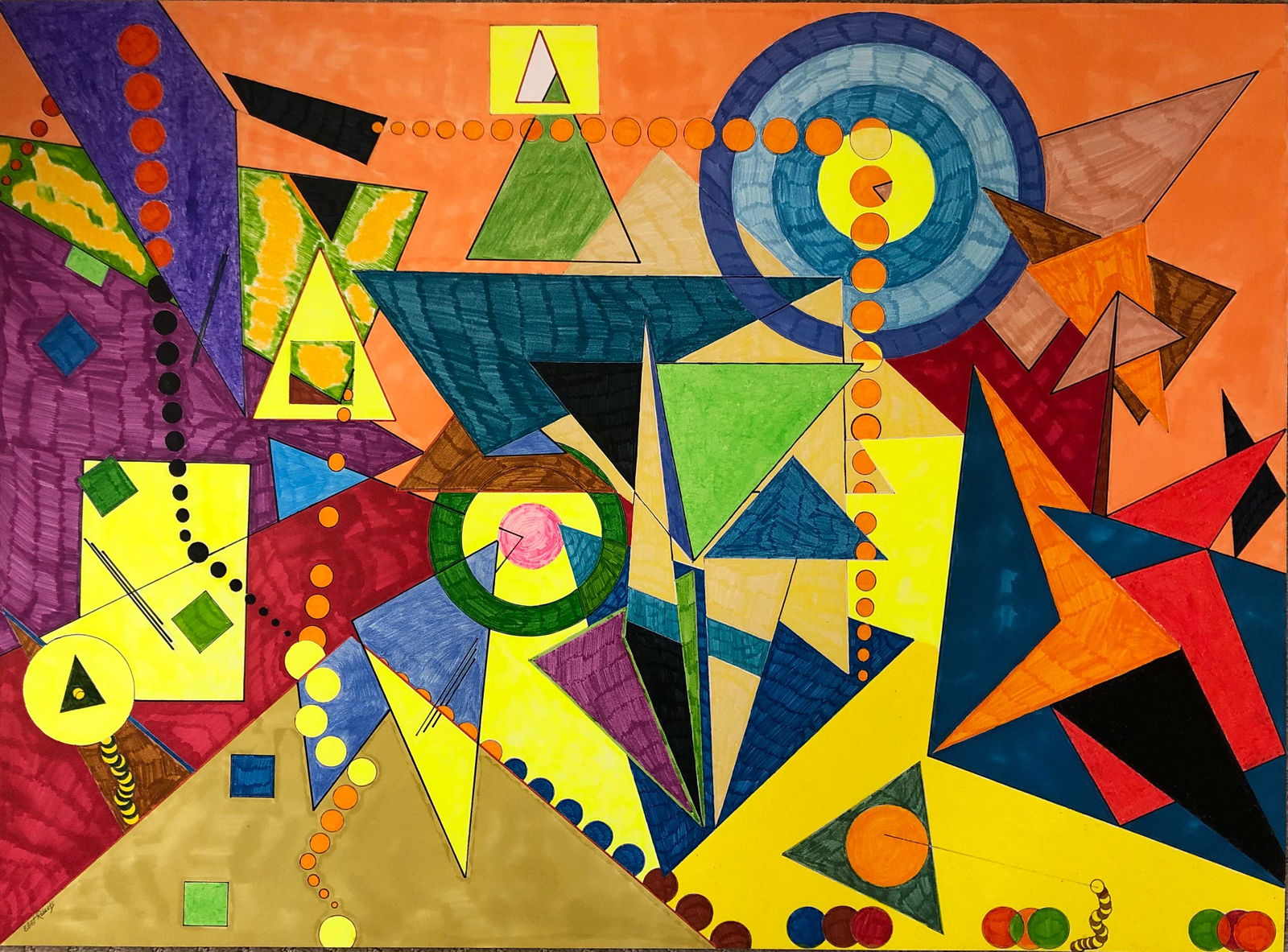 Eliot Roberts - Abstract mix media (1 of 5)