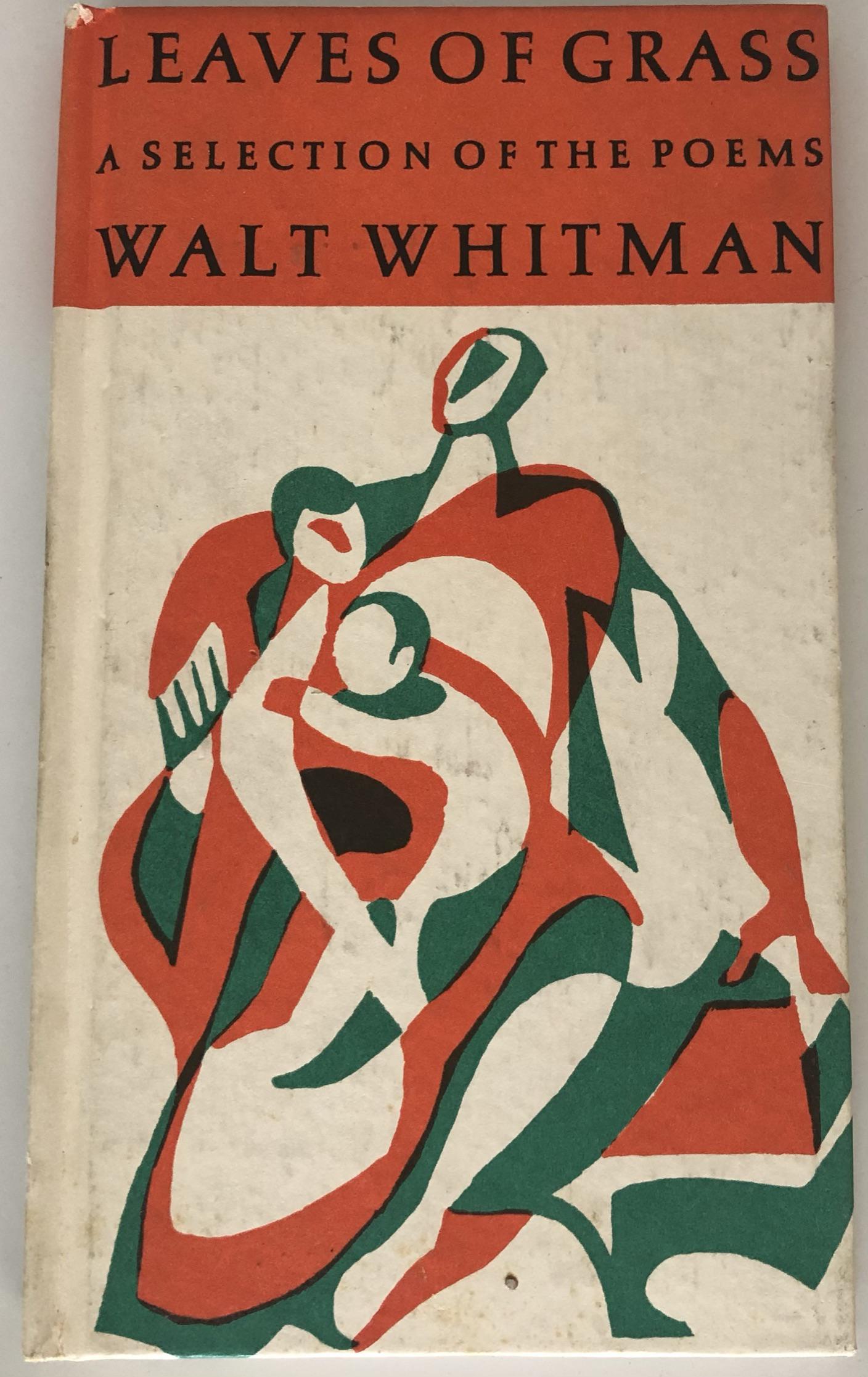 Leaves of Grass-Walt Whitman 1968: Leaves of Grass - A Selection of Poems - Walt Whitman 1968 hardback 7 1/2" x 4 1/2"