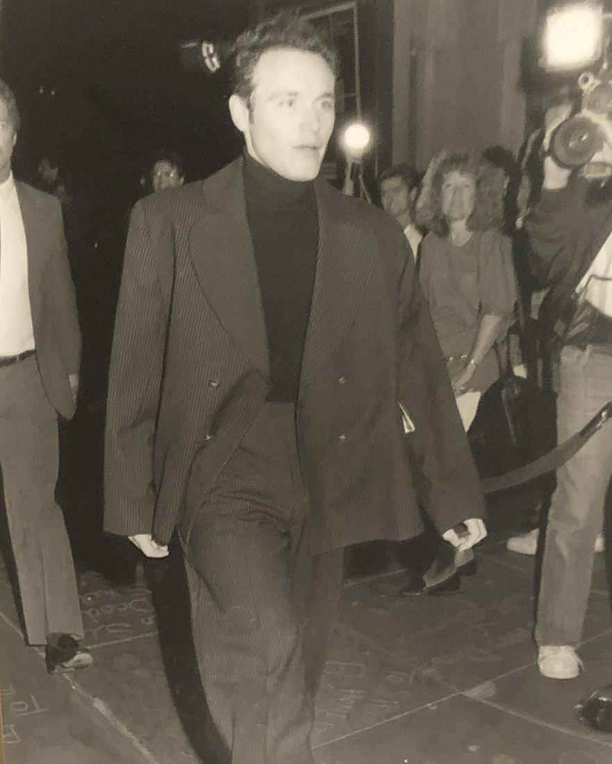 Adam Ant 1987 -photographer stamp verso (1 of 2)