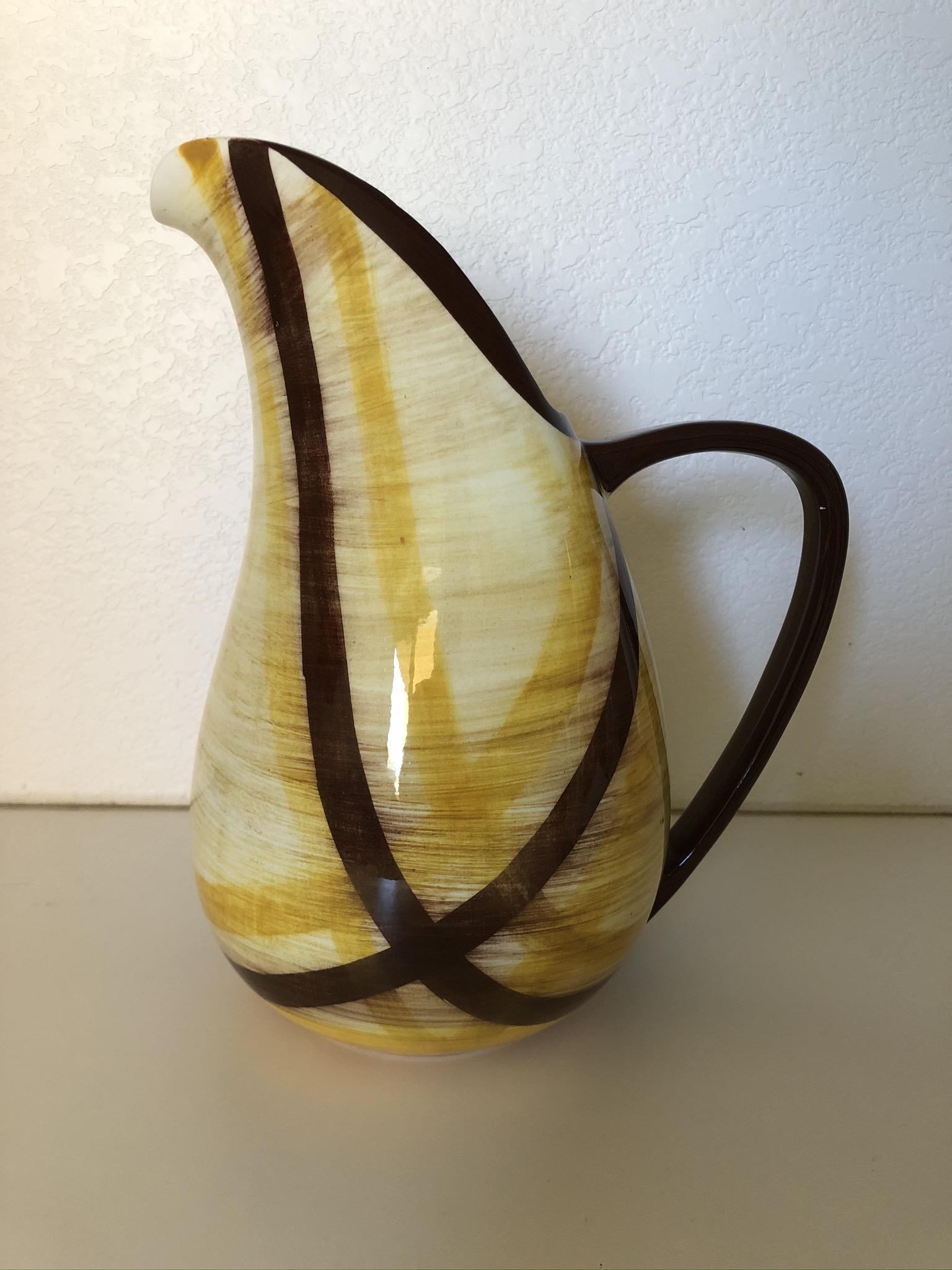 Organdie _ mid century -Large Pitcher (1 of 5)