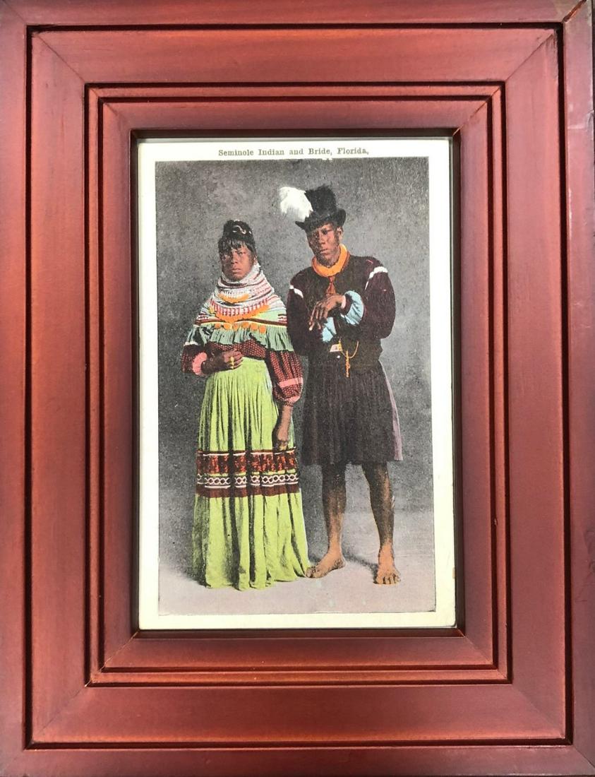 Seminole Indian and Bride, Florida (1 of 2)