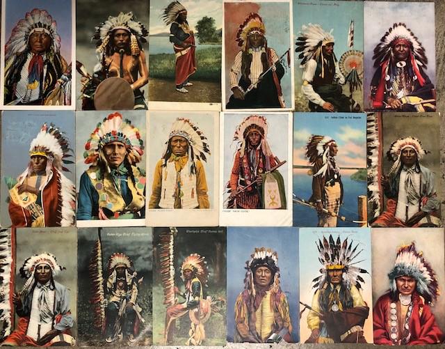 Native American Vintage Chiefs (Lot of 18) (1 of 2)