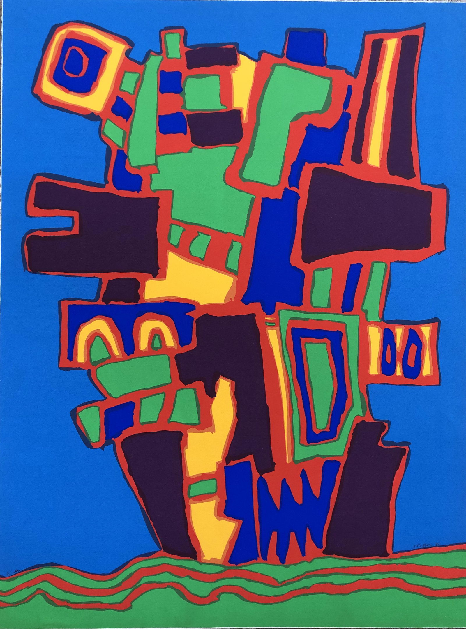 Jacques Soisson (1928-2012) Color Lithograph, (1 of 4)