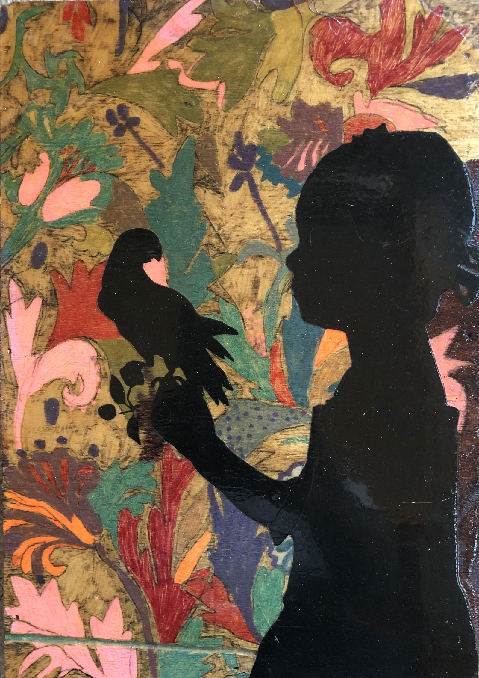 Bracha Guy (b. 1948) Israel- painting/collage (1 of 4)