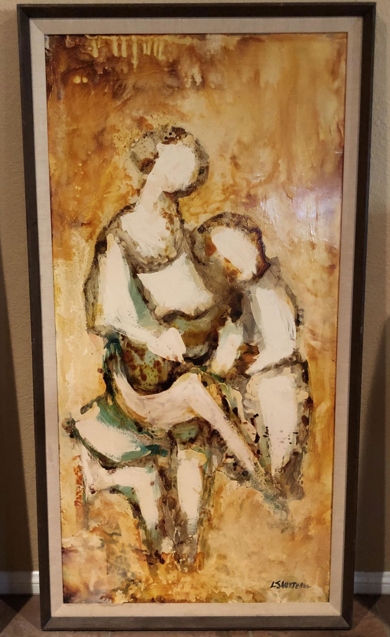 Leon Saulter (1908-1986) Polish - Mid century Painting (1 of 3)