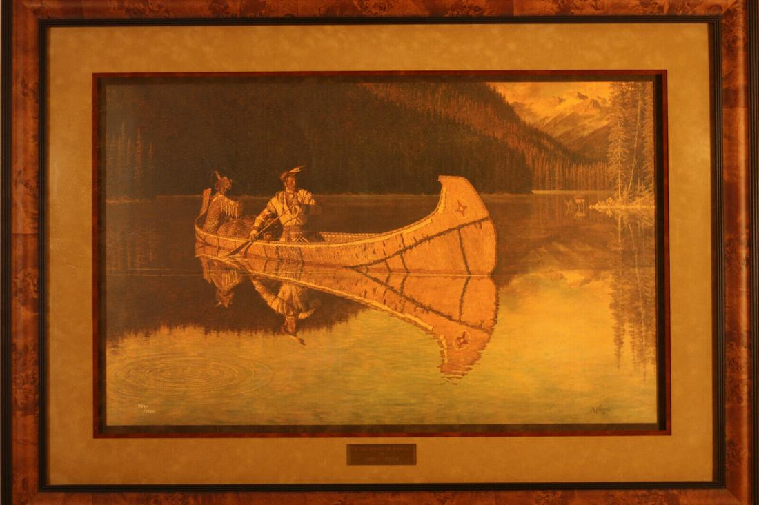 In The Waters Of Manitou by Arnold Friberg (1 of 1)