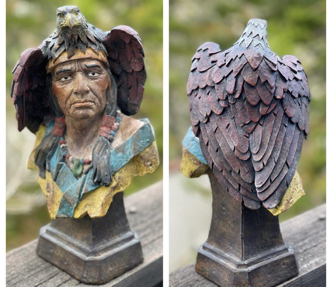 Indian with Eagle Head Bust (1 of 1)