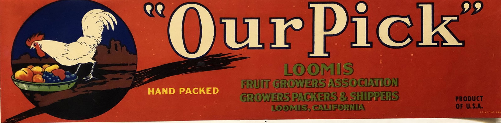 Our Pick - Fruit Crate Label (1 of 3)