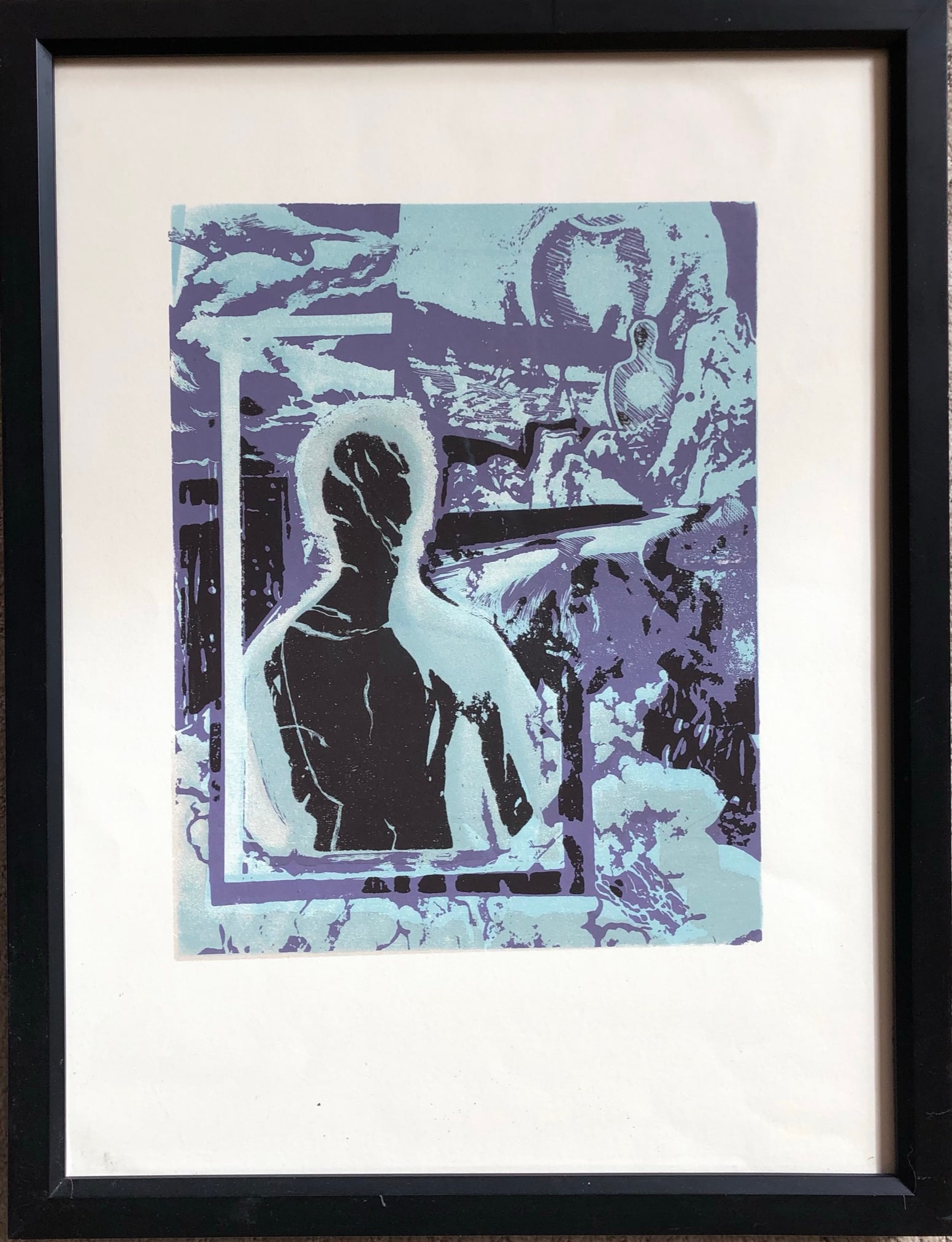 Robert Brown (1917-2009) Original work: Robert Brown - Original work - Bio on verso. Framed: 20 1/2 x 15 1/2"