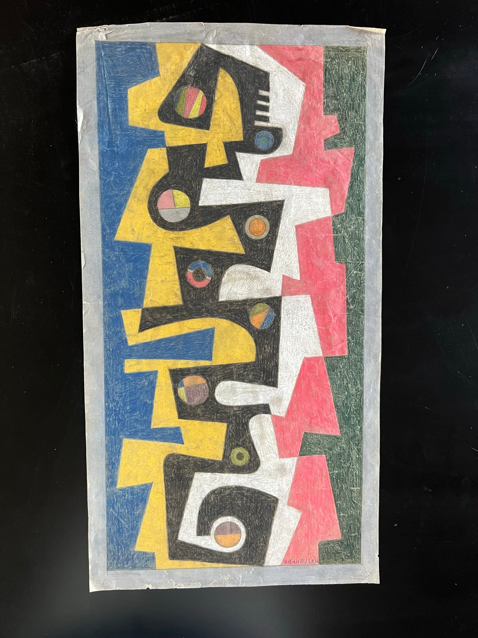 Raymond Grand Jean (1929-2006) original / signed (1 of 6)