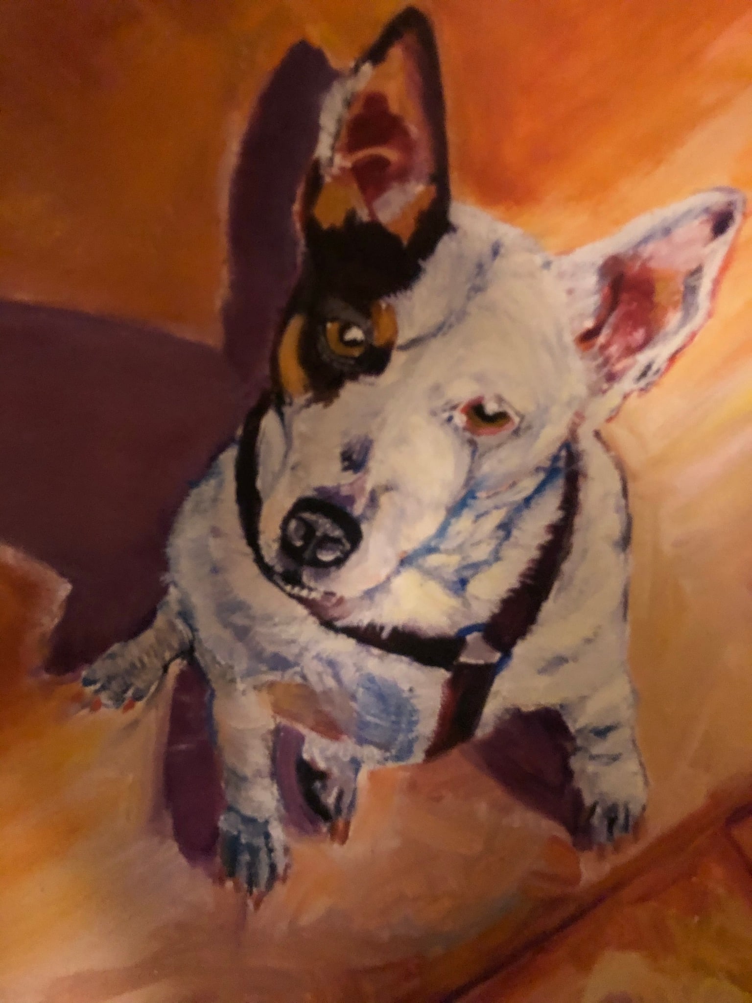 Gary Speltman - signed print: Gary Speltman Dog print - Title: Lola edition 7/150 Signed Dimensions: 11 x 8 1/2"