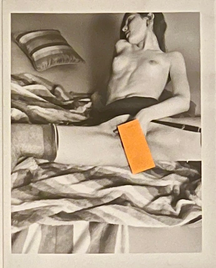 Vintage Erotic Nude Model Black/White Photograph for Magazine: Vintage Erotic Adult Art Nude Black and White Mid Century Professionally Shot Photograph for Adult Magazine Framed: 11 1/2 x 9 1/2 " Phot: 5 x 4 "
