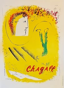 Chagall-The Yellow Background - RARE