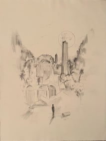 Ernest Posey (1937-2007) Rare Drawing