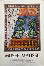 Musee Matisse Exhibition Poster 1980