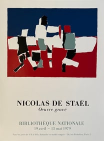 Nicolas De Stael -lithograph