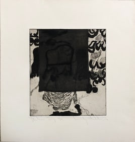 Wesley Chamberlain (1932-1990) Etching- Mid Century                         
