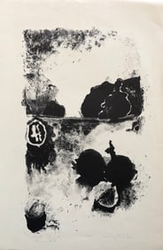 Wesley Chamberlain (1932-1990) lithograph Mid Century