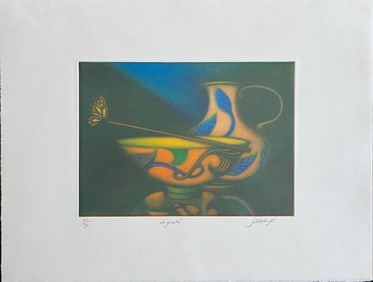 Laurent Schkolnyk - Mezzotint signed