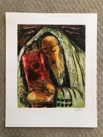 Reuvin Rubin - Lithograph from the Prophet's Suite