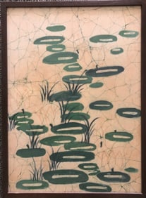 Batique Pseudo -Hand Painted- unidentified Artist