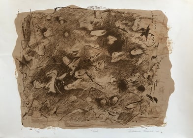 Rikio Takahashi 1965 signed woodblock