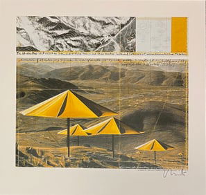 Christo (1935-2020) Color Lithograph signed