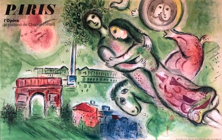 Marc Chagall - 1964 print by Mourlot
