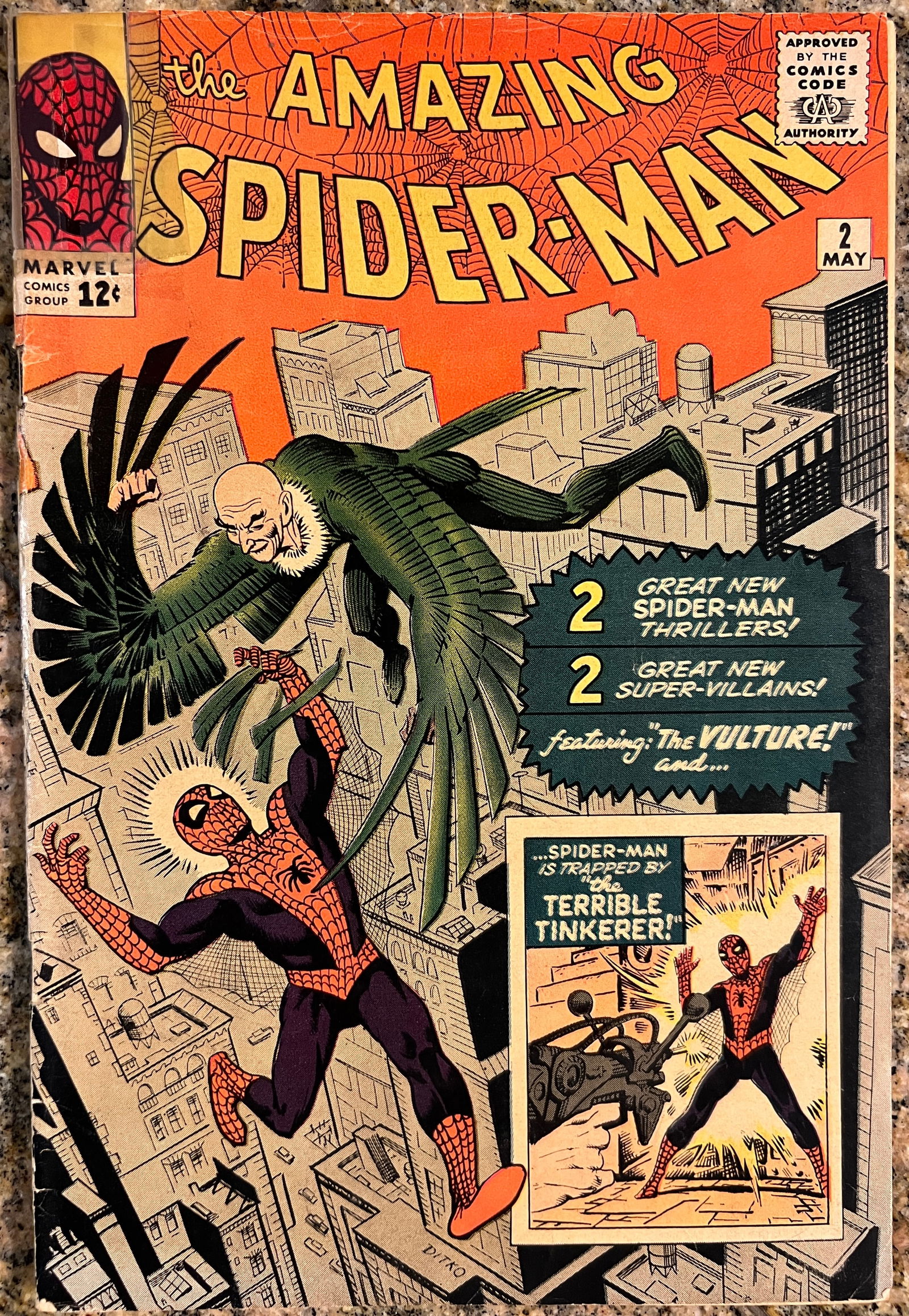 The Amazing Spider-man #2  First Vulture - Silver Age (1 of 3)