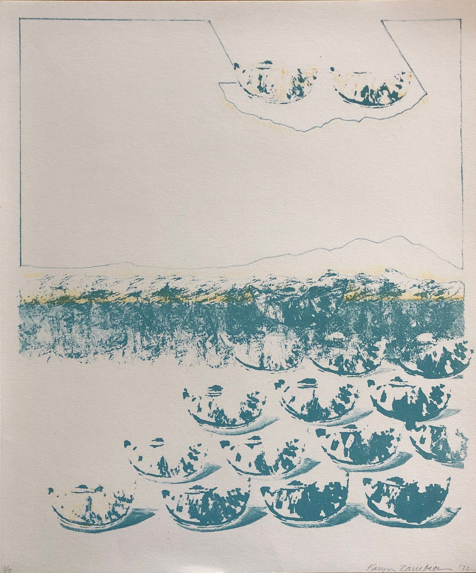 Karyn Zarubica - Mid Century Lithograph (1 of 3)