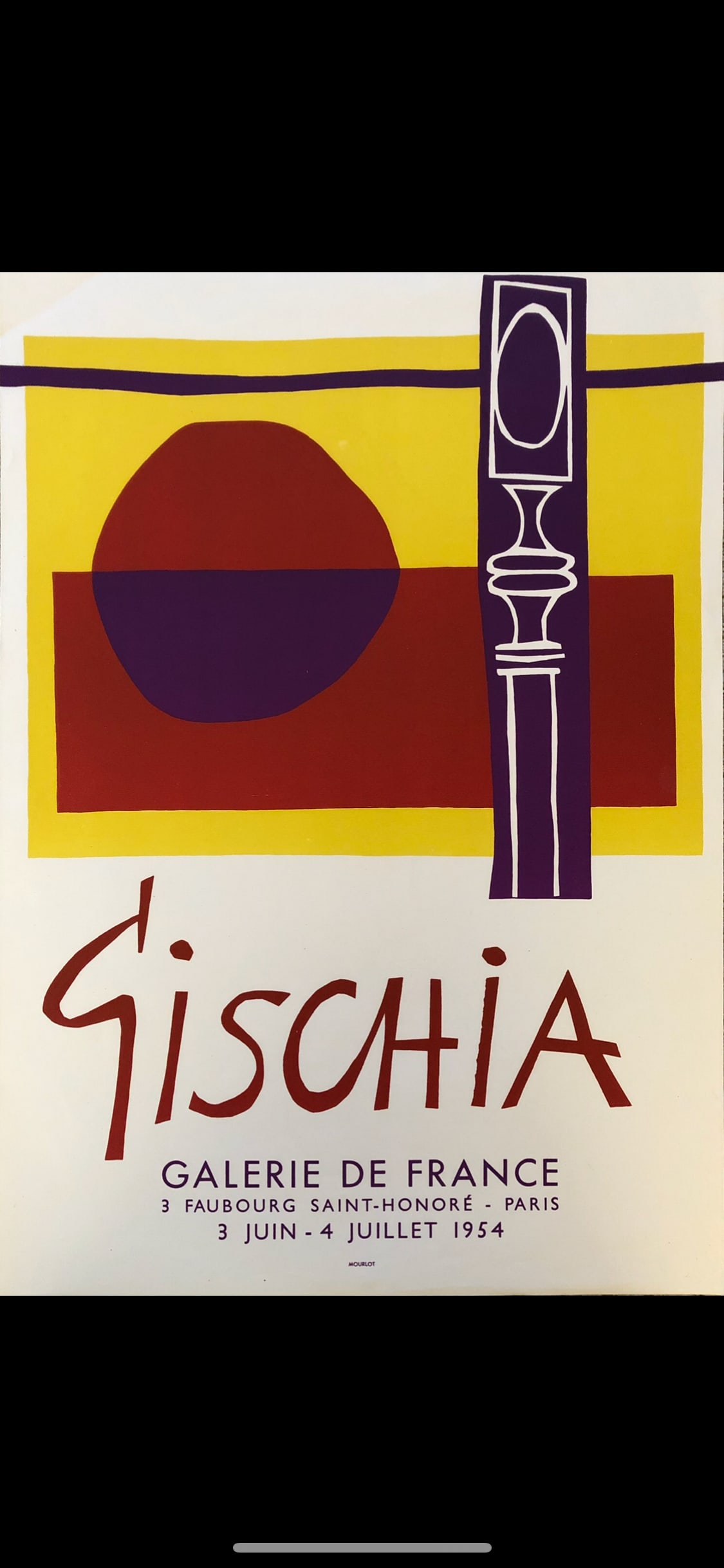 Leon Gischia - 1954 Mourlot lithogrpah: Leon Gischia - Galerie De France 1954 Mourlot lithograph 23 x 16 1/4" Gischia studied under Leger