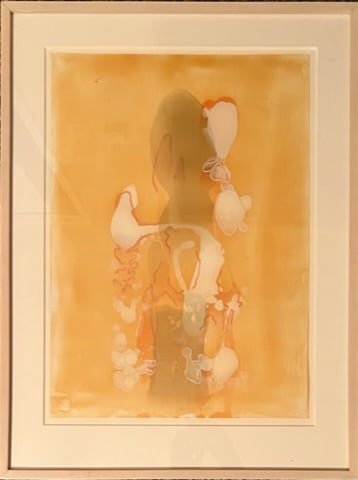 Dennis Hollingsworth - Painting 1995: Dennis Hollingsworth - (b. 1956) Madrid, Spain Oil and Alkyd on Paper Signed verso as most of his works. Year: 1995 Provenance: Bennet Roberts w/ label on verso. I have had the pleasure of having othe