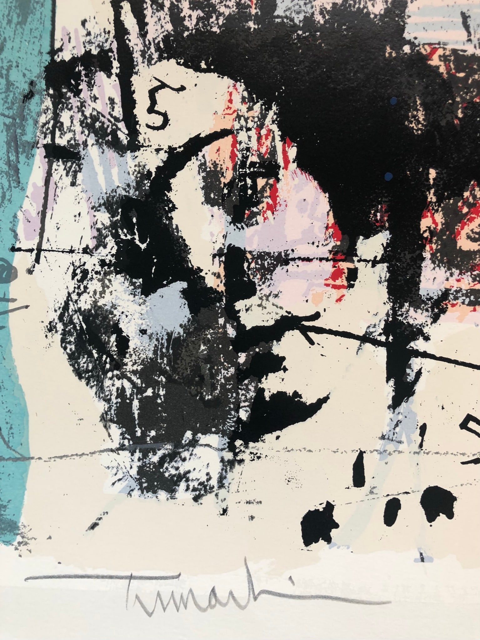 Igael Tumarkin-Signed print - 2