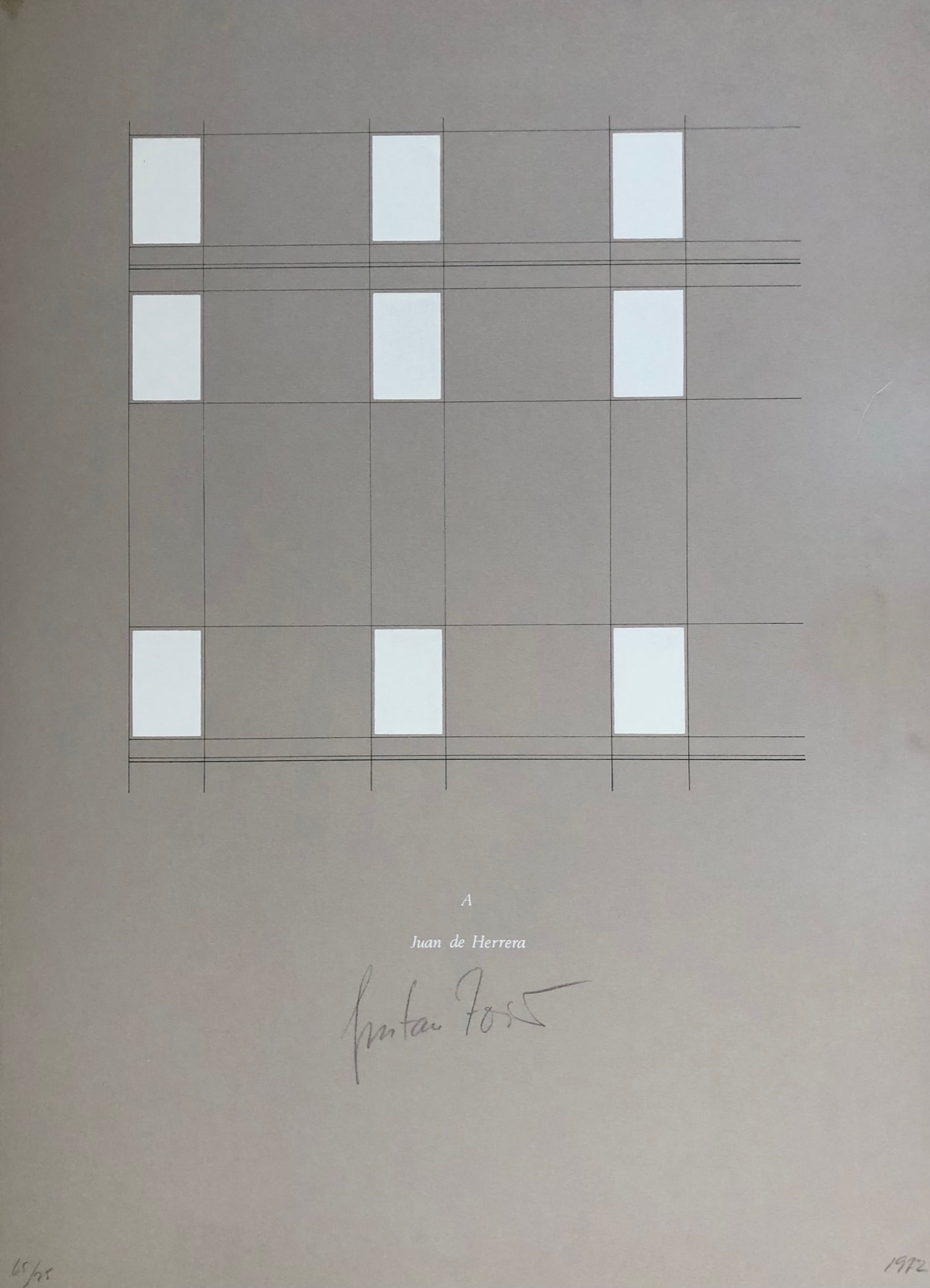 Gustavo Torner (b. 1925) lithograph 1972 signed: Gustavo Torner (b. 1925) Lithograph from the series " Serie Sur Geometries " year : 1972 signed, titled and dated. On board. Edition total : 75 (other lithos listed) He is one of the greatest exponent